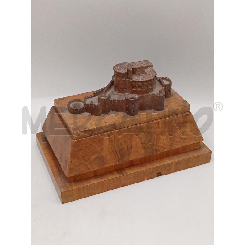 SCATOLA LEGNO CON CASTELLO | Mercatino dell'Usato Moncalieri bengasi 1