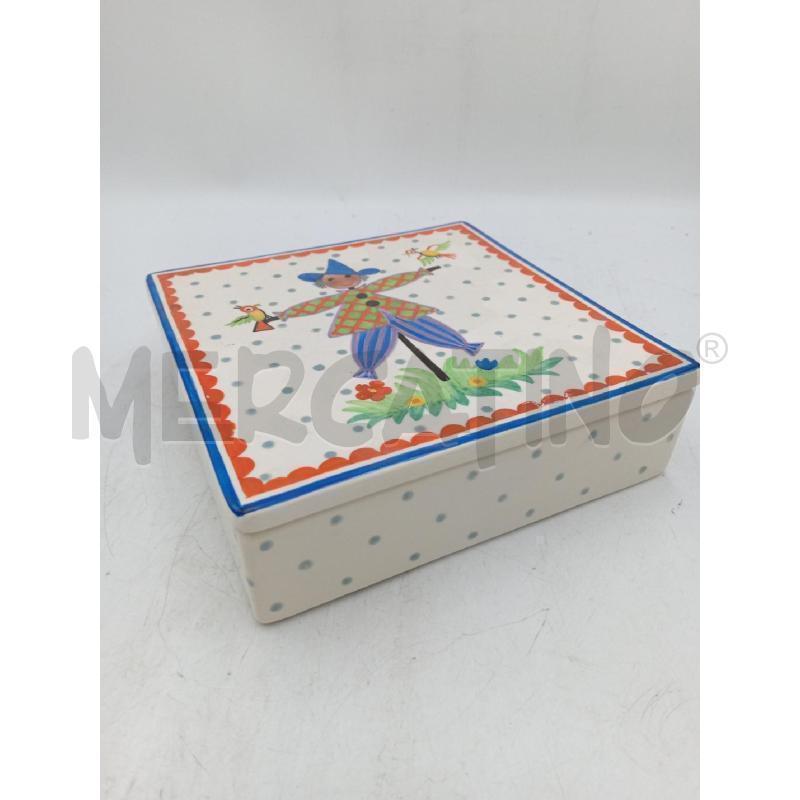 SCATOLA LENCI CERAMICA SPAVENTAPASSERI 20X20X7 | Mercatino dell'Usato Moncalieri bengasi 1
