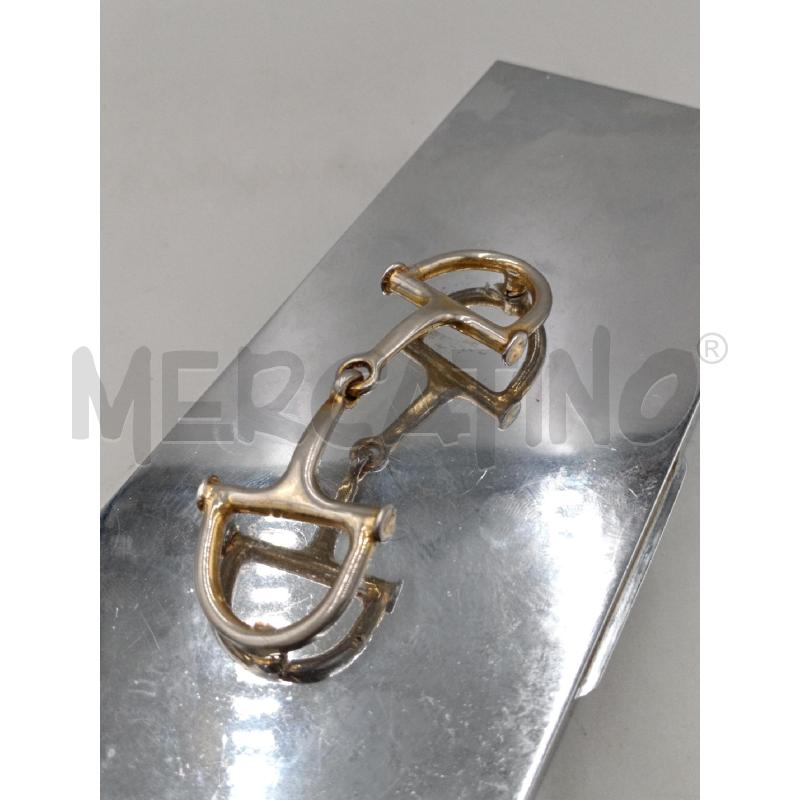 SCATOLA METALLO RETT.RE STAFFA CAVALLO INT LEGNO STILE GUCCI | Mercatino dell'Usato Moncalieri bengasi 3