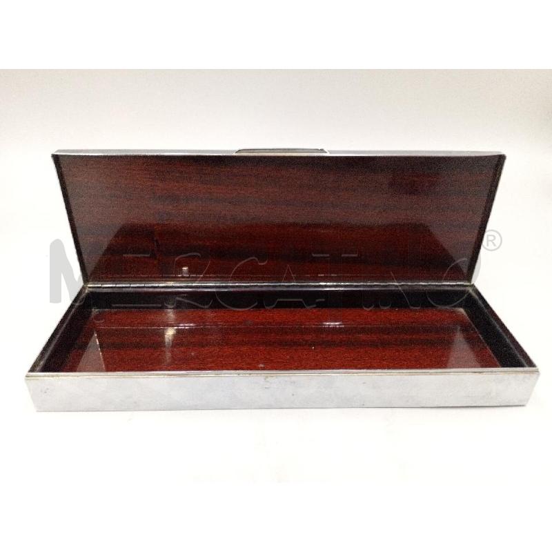 SCATOLA METALLO RETT.RE STAFFA CAVALLO INT LEGNO STILE GUCCI | Mercatino dell'Usato Moncalieri bengasi 4