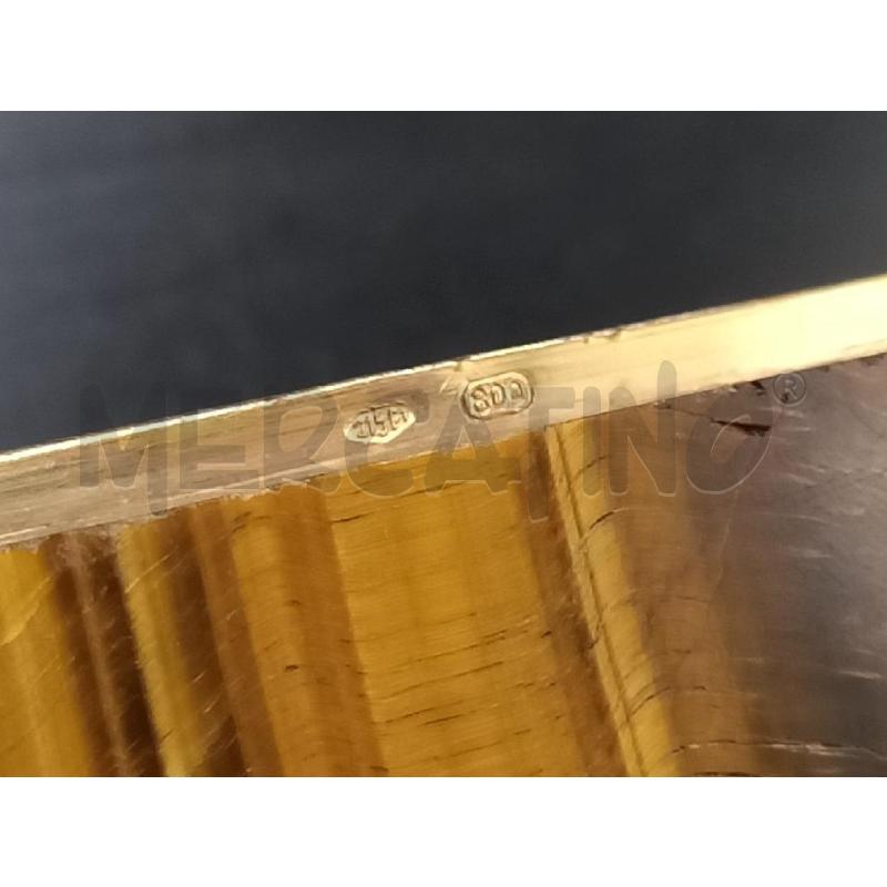 SCATOLA OCCHIO DI TIGRE MALACHITE CON LAMINA ARGENTATO | Mercatino dell'Usato Moncalieri bengasi 3