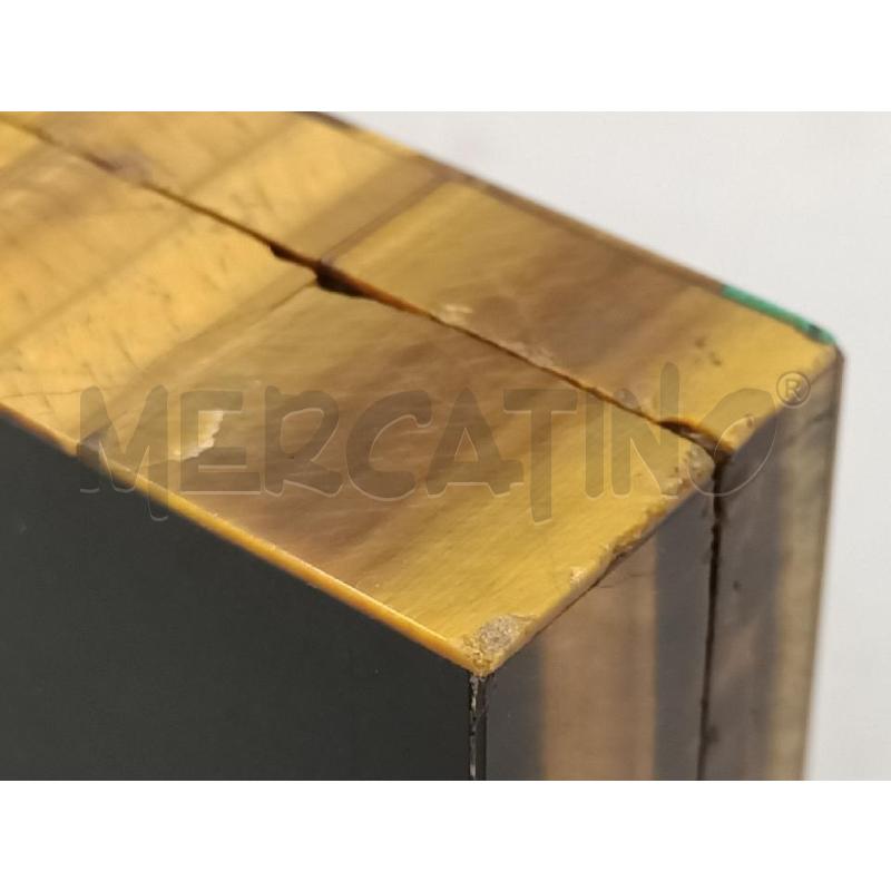 SCATOLA OCCHIO DI TIGRE MALACHITE CON LAMINA ARGENTATO | Mercatino dell'Usato Moncalieri bengasi 4
