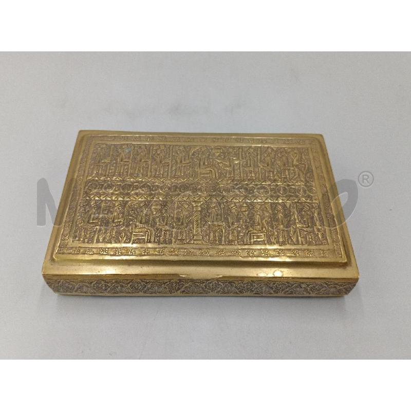 SCATOLA OTTONE INTARSIATA EGIZIANA | Mercatino dell'Usato Moncalieri bengasi 1