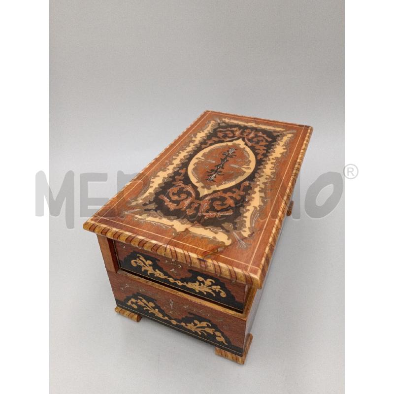 SCATOLETTA LEGNO PORTA GIOIELLI C/CARILLON E BALLERINA INTERNA  | Mercatino dell'Usato Moncalieri bengasi 2