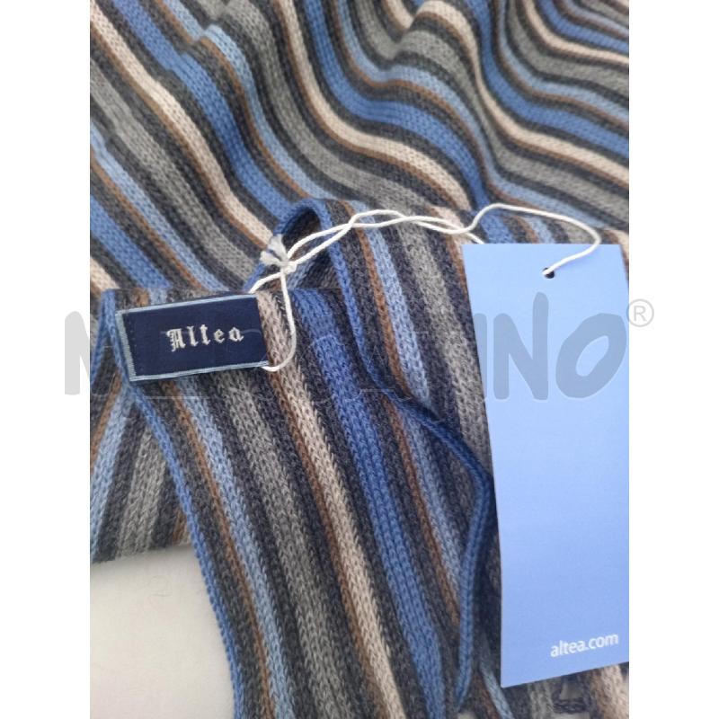 SCIARPA  ALTEA LANA RIGHE BLU LANA | Mercatino dell'Usato Moncalieri bengasi 4