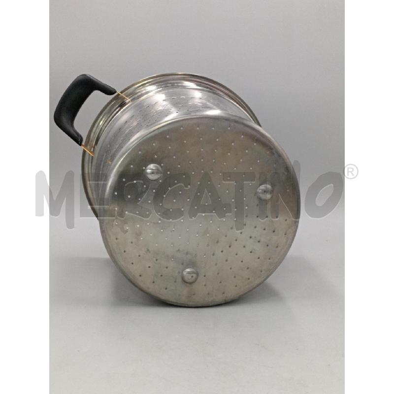 SCOLA PASTA METALLO INOX GRANDE C/MANICI LATERALI  | Mercatino dell'Usato Moncalieri bengasi 4