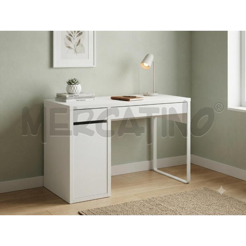 SCRIVANIA IKEA BIANCA C/CASSETTO | Mercatino dell'Usato Moncalieri bengasi 1