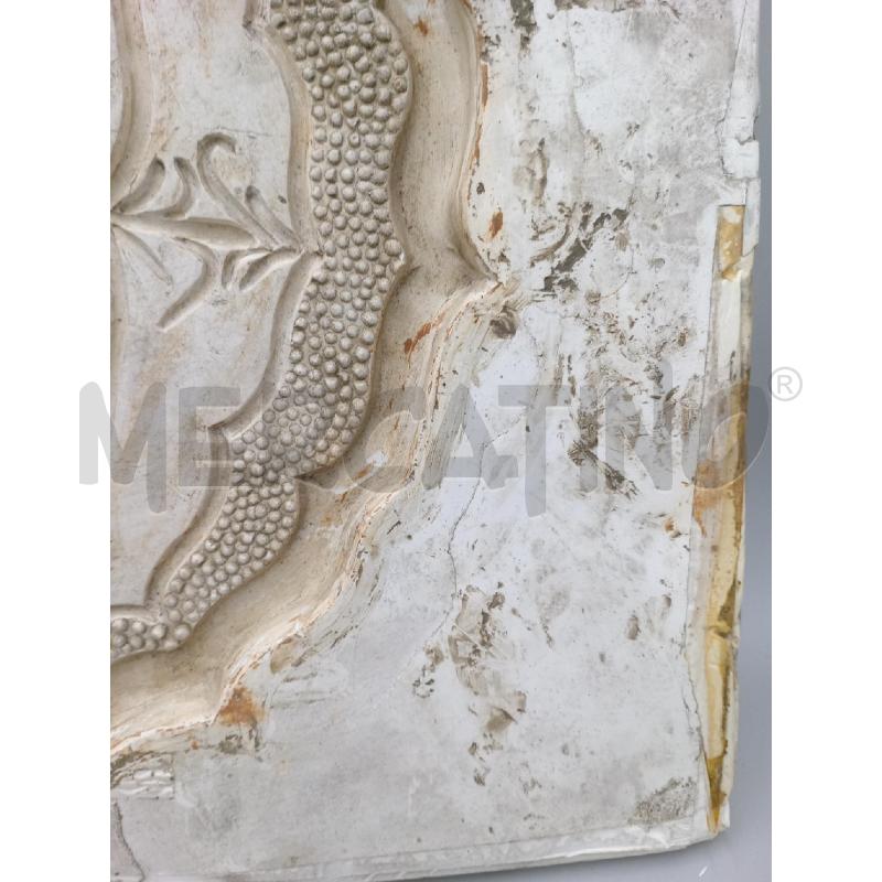 SCULTURA CALCO IN GESSO C/ANIMALE DRAGONICO E BORDO LAVORATO  | Mercatino dell'Usato Moncalieri bengasi 4