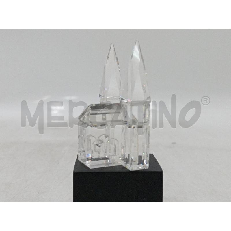 SCULTURA CATTEDRALE CRISTALLO SWAROVSKI NO SCATOLA  | Mercatino dell'Usato Moncalieri bengasi 2