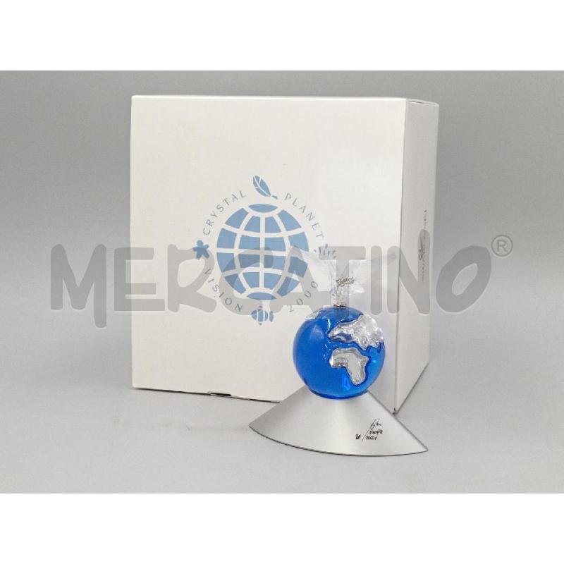 SCULTURA CRISTALLO SWAROVSKI PLANET VERSIONE 2000 C/SCATOLA GALLERIA  | Mercatino dell'Usato Moncalieri bengasi 1