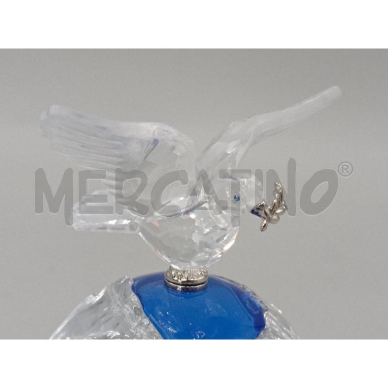 SCULTURA CRISTALLO SWAROVSKI PLANET VERSIONE 2000 C/SCATOLA GALLERIA  | Mercatino dell'Usato Moncalieri bengasi 4