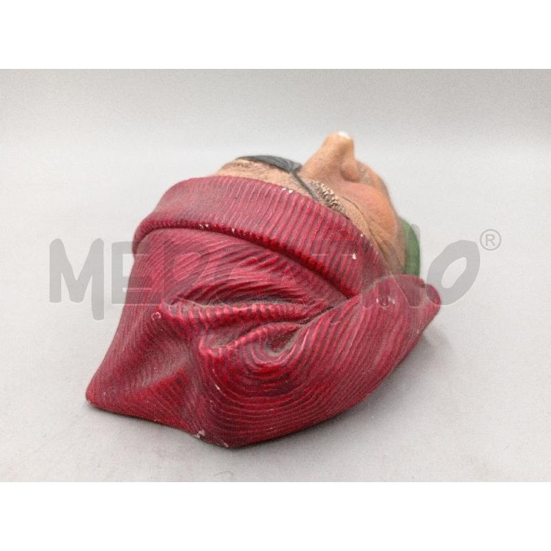 SCULTURA GESSO TESTA BOSSON ENGLAND PIRATA C/NASO SBECCATO  | Mercatino dell'Usato Moncalieri bengasi 3