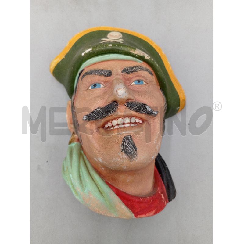 SCULTURA GESSO TESTA CAPITAIN KIDD NASO SBECCATO  | Mercatino dell'Usato Moncalieri bengasi 1