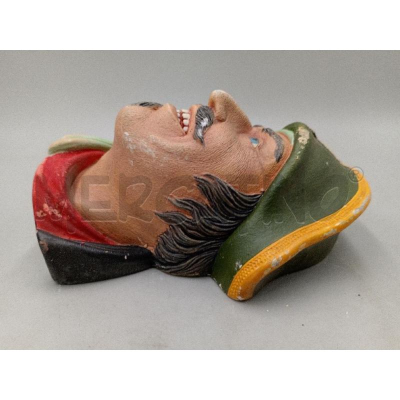 SCULTURA GESSO TESTA CAPITAIN KIDD NASO SBECCATO  | Mercatino dell'Usato Moncalieri bengasi 2