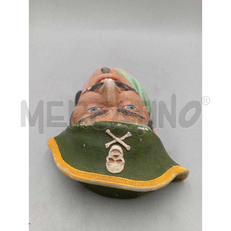 SCULTURA GESSO TESTA CAPITAIN KIDD NASO SBECCATO  | Mercatino dell'Usato Moncalieri bengasi 3