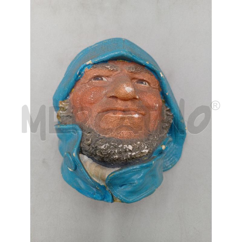 SCULTURA GESSO TESTA CAPITANO DI PESCHERECCIO MADE IN ENGLAND  | Mercatino dell'Usato Moncalieri bengasi 1