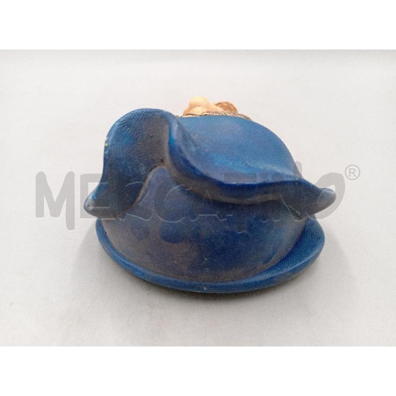 SCULTURA GESSO TESTA PIRATA MADE IN ENGLAND CAPPELLO BLU  | Mercatino dell'Usato Moncalieri bengasi 2