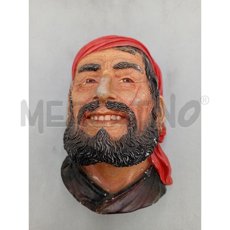 SCULTURA GESSO TESTA THE CORSAIR MADE IN ENGLAND  | Mercatino dell'Usato Moncalieri bengasi 1