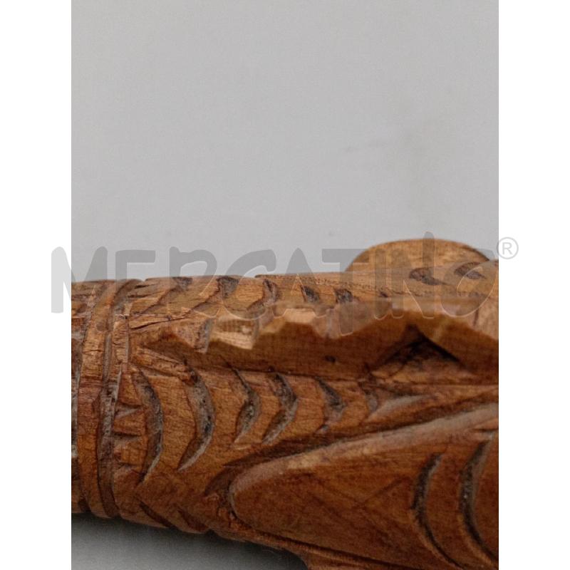 SCULTURA LEGNO ETNICA PERSONAGGIO PARTICOLARE  | Mercatino dell'Usato Moncalieri bengasi 5