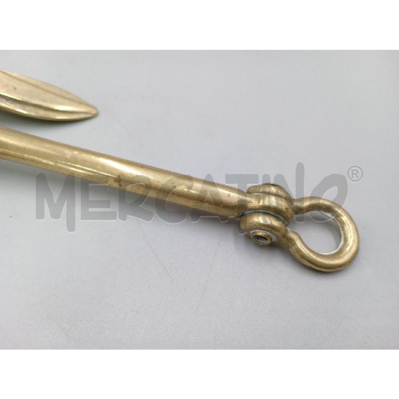 SCULTURA METALLO BRONZETTO ANCORA | Mercatino dell'Usato Moncalieri bengasi 2