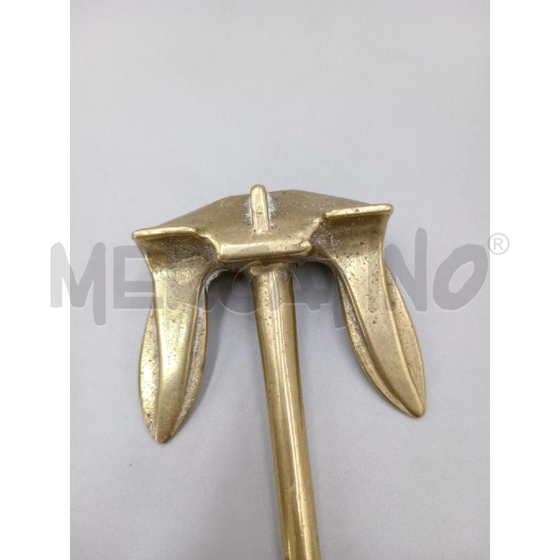 SCULTURA METALLO BRONZETTO ANCORA | Mercatino dell'Usato Moncalieri bengasi 3