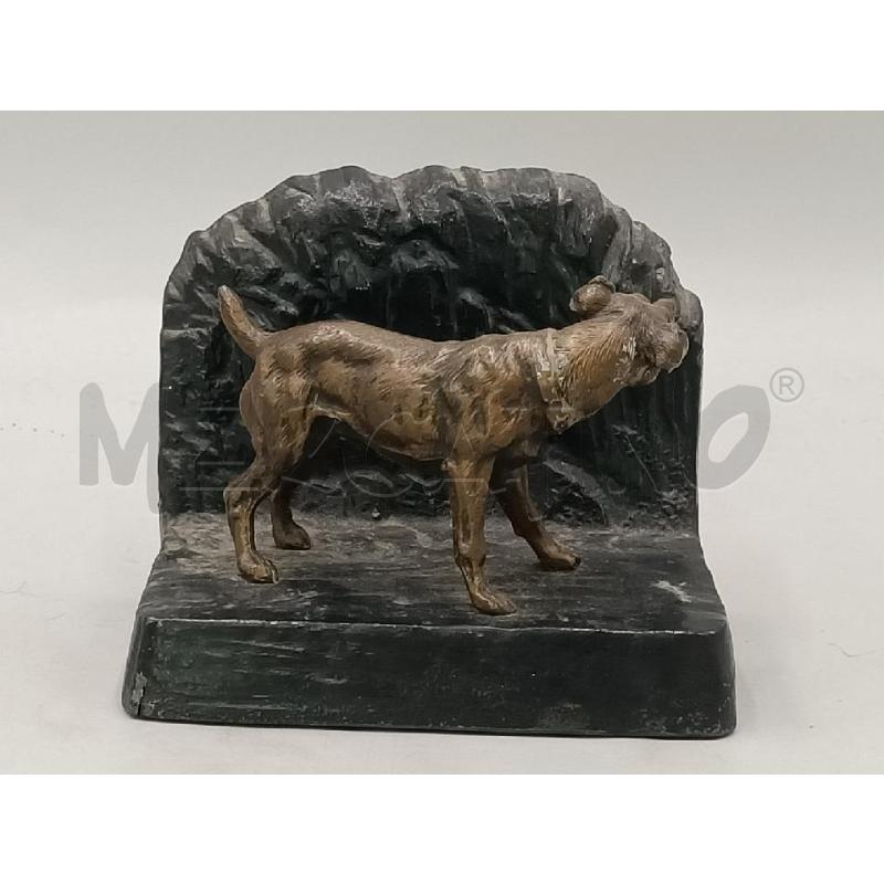 SCULTURA PICCOLA CANE BRONZO H. 11 | Mercatino dell'Usato Moncalieri bengasi 1