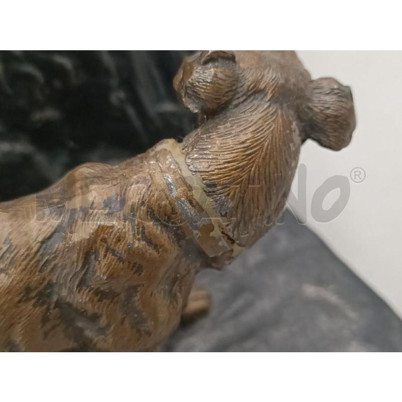 SCULTURA PICCOLA CANE BRONZO H. 11 | Mercatino dell'Usato Moncalieri bengasi 4