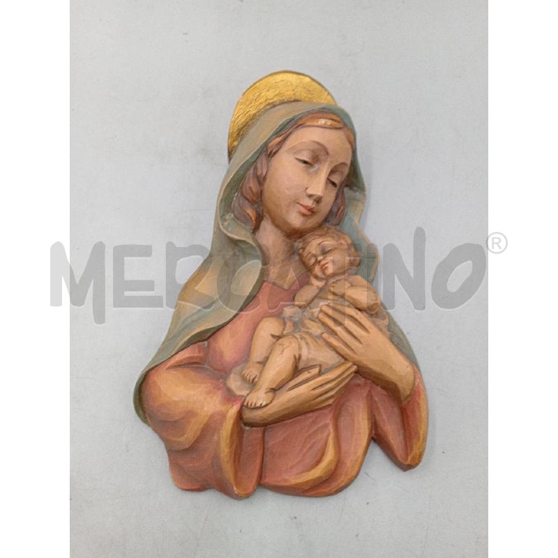SCULTURA PICCOLA MADONNA CON BIMBO H. 28 | Mercatino dell'Usato Moncalieri bengasi 1