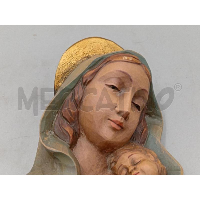 SCULTURA PICCOLA MADONNA CON BIMBO H. 28 | Mercatino dell'Usato Moncalieri bengasi 2