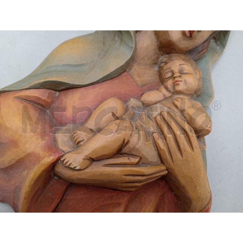 SCULTURA PICCOLA MADONNA CON BIMBO H. 28 | Mercatino dell'Usato Moncalieri bengasi 3