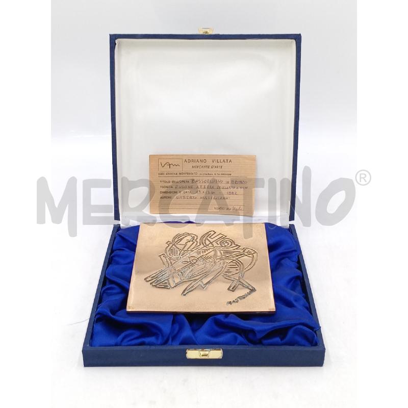 SCULTURA UMBERTO MASTROIANNI FUSIONE A TERRA C/CUSTODIA  | Mercatino dell'Usato Moncalieri bengasi 1