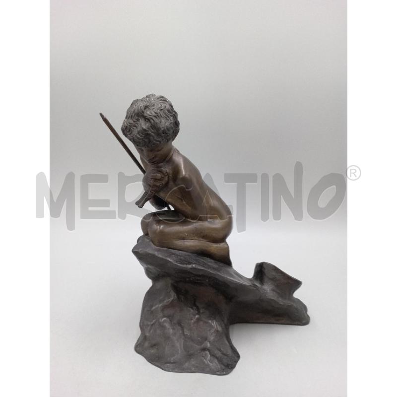 SCULTURA VINZENZO GEMITO BRONZETTO CM 22.5 X 13  | Mercatino dell'Usato Moncalieri bengasi 1