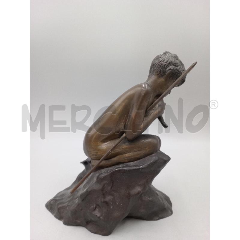 SCULTURA VINZENZO GEMITO BRONZETTO CM 22.5 X 13  | Mercatino dell'Usato Moncalieri bengasi 2