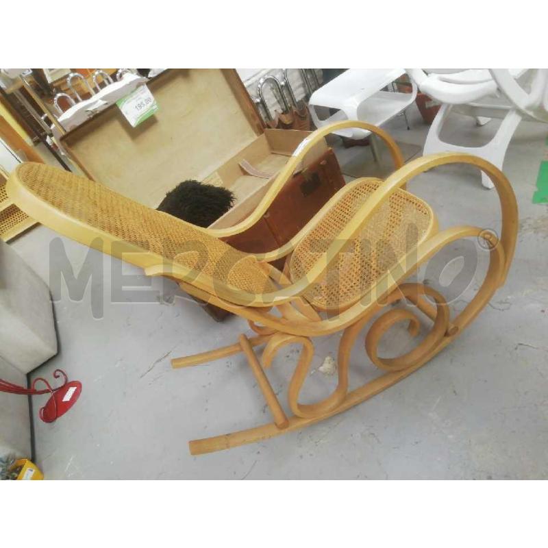 SEDIA DONDOLO FAGGIO PAGLIA VIENNA | Mercatino dell'Usato Moncalieri bengasi 2