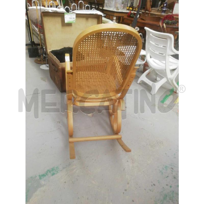 SEDIA DONDOLO FAGGIO PAGLIA VIENNA | Mercatino dell'Usato Moncalieri bengasi 3