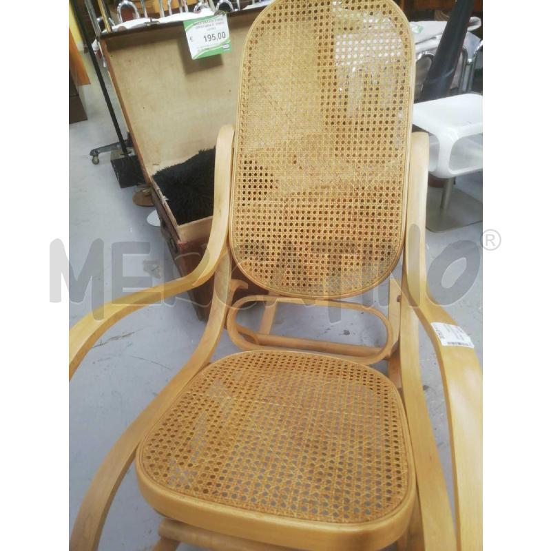 SEDIA DONDOLO FAGGIO PAGLIA VIENNA | Mercatino dell'Usato Moncalieri bengasi 5