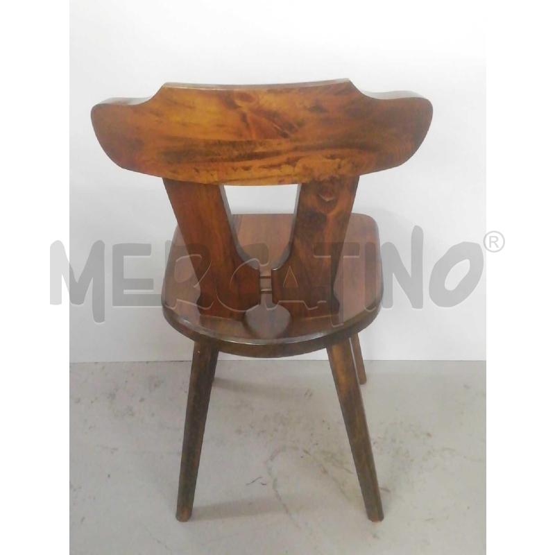 SEDIA LEGNO RUSTICA  | Mercatino dell'Usato Moncalieri bengasi 2