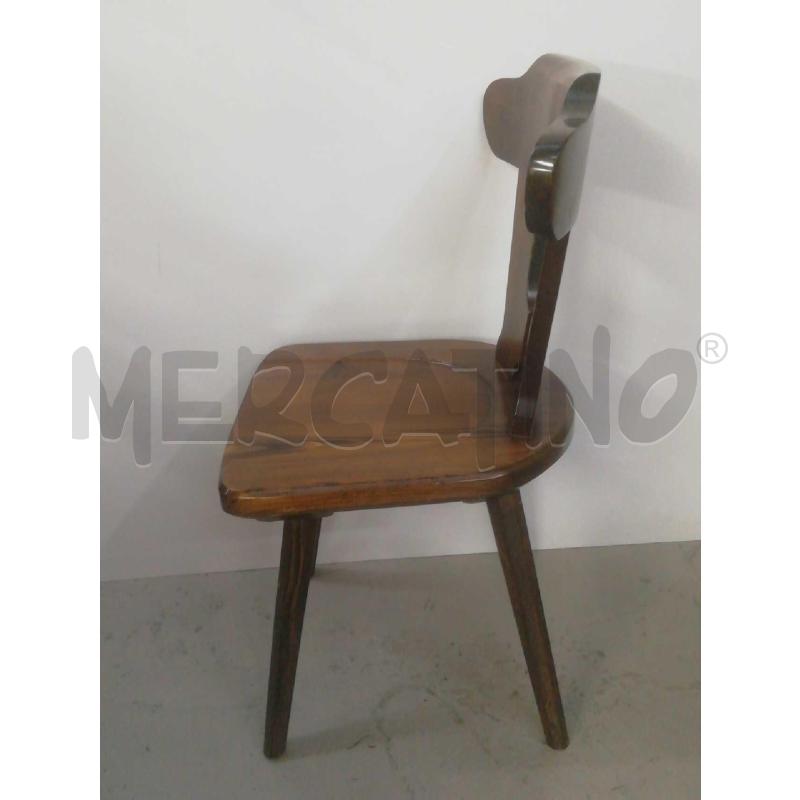 SEDIA LEGNO RUSTICA  | Mercatino dell'Usato Moncalieri bengasi 5