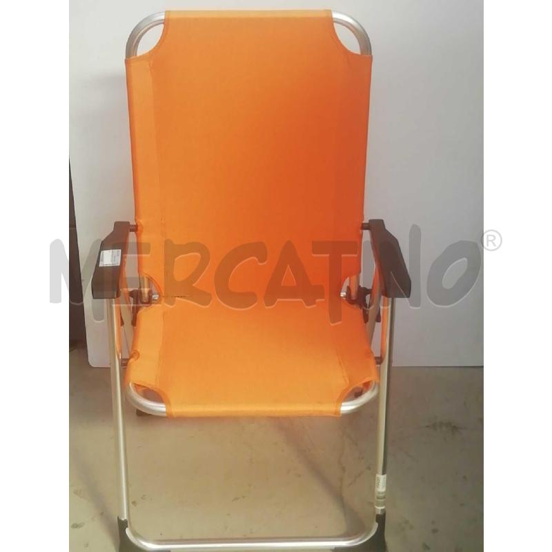 SEDIA PIEGHEVOLE ARANCIO | Mercatino dell'Usato Moncalieri bengasi 2