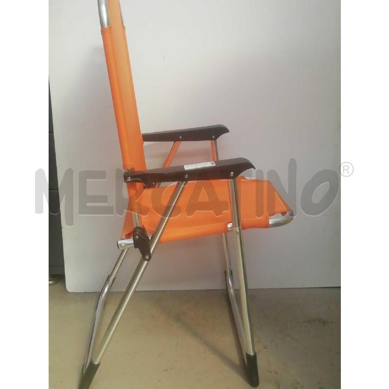 SEDIA PIEGHEVOLE ARANCIO | Mercatino dell'Usato Moncalieri bengasi 3
