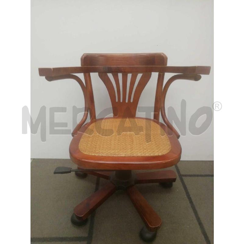 SEDIA UFFICIO GIREVOLE MOD. RETRO | Mercatino dell'Usato Moncalieri bengasi 1