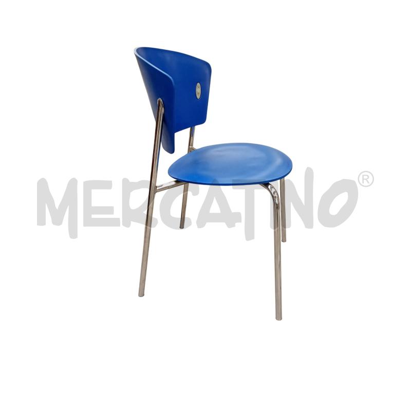SEDIE PZ.4 PLASTICA BLU BONTEMPI GIO | Mercatino dell'Usato Moncalieri bengasi 2
