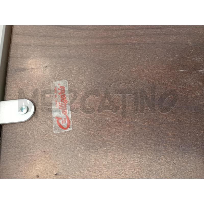 SEDIE PZ. 4 CALLIGARIS SEDUTA LEGNO WENGE STRUTTURA METALLO | Mercatino dell'Usato Moncalieri bengasi 5