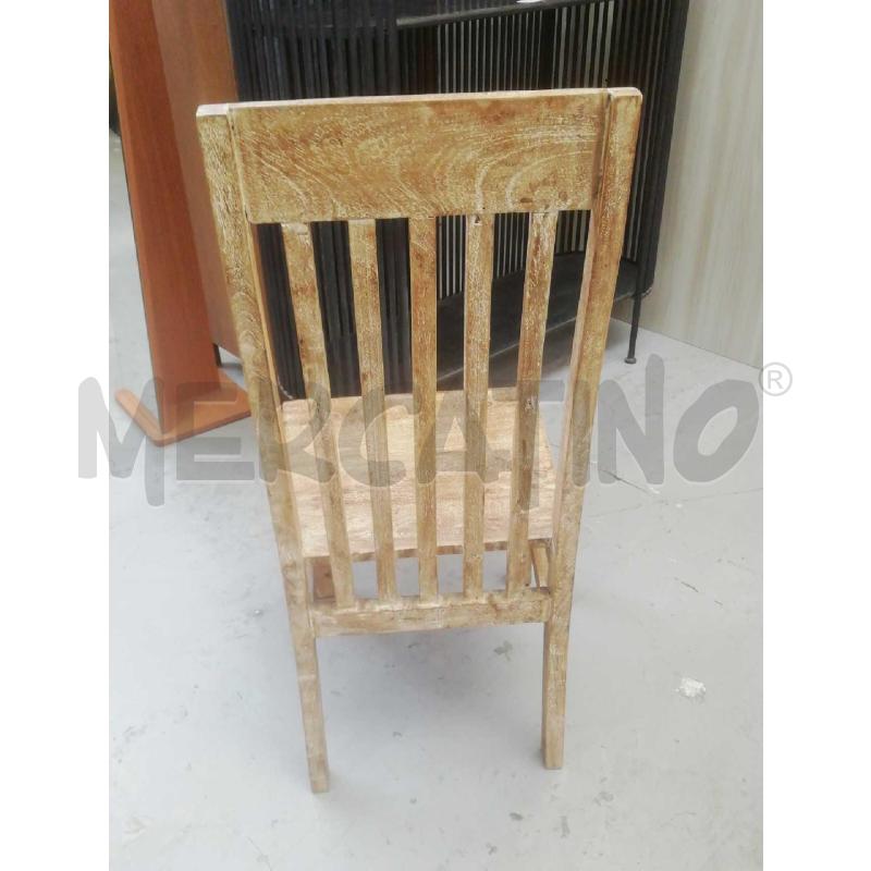 SEDIE PZ. 4 DECAPATE SHABBY SCHIENALE ALTO | Mercatino dell'Usato Moncalieri bengasi 2