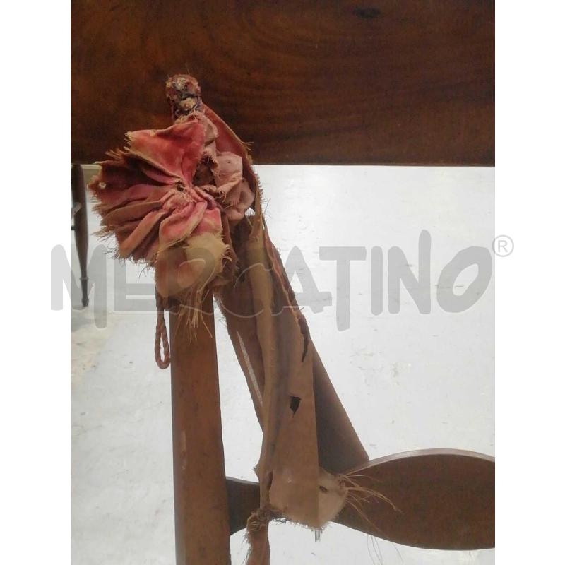 SEDIE PZ. 4 LEGNO VECCHIE  | Mercatino dell'Usato Moncalieri bengasi 3