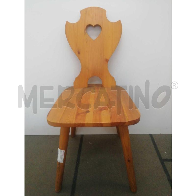 SEDIE PZ. 6 RUSTICHE LEGNO PINO | Mercatino dell'Usato Moncalieri bengasi 1
