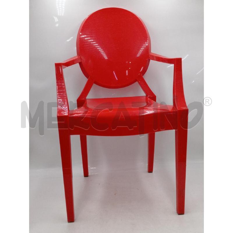 SEDIOLINA BIMBO ROSSA KARTELL MOD.LOU LOU  | Mercatino dell'Usato Moncalieri bengasi 1