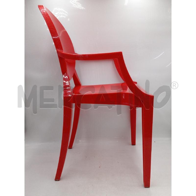SEDIOLINA BIMBO ROSSA KARTELL MOD.LOU LOU  | Mercatino dell'Usato Moncalieri bengasi 2