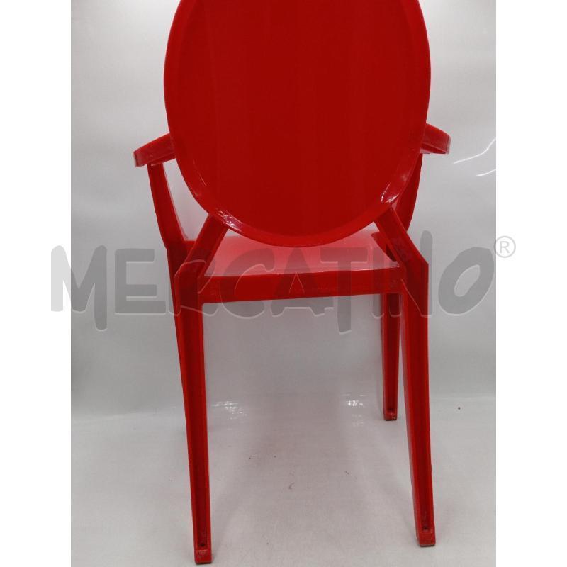 SEDIOLINA BIMBO ROSSA KARTELL MOD.LOU LOU  | Mercatino dell'Usato Moncalieri bengasi 3
