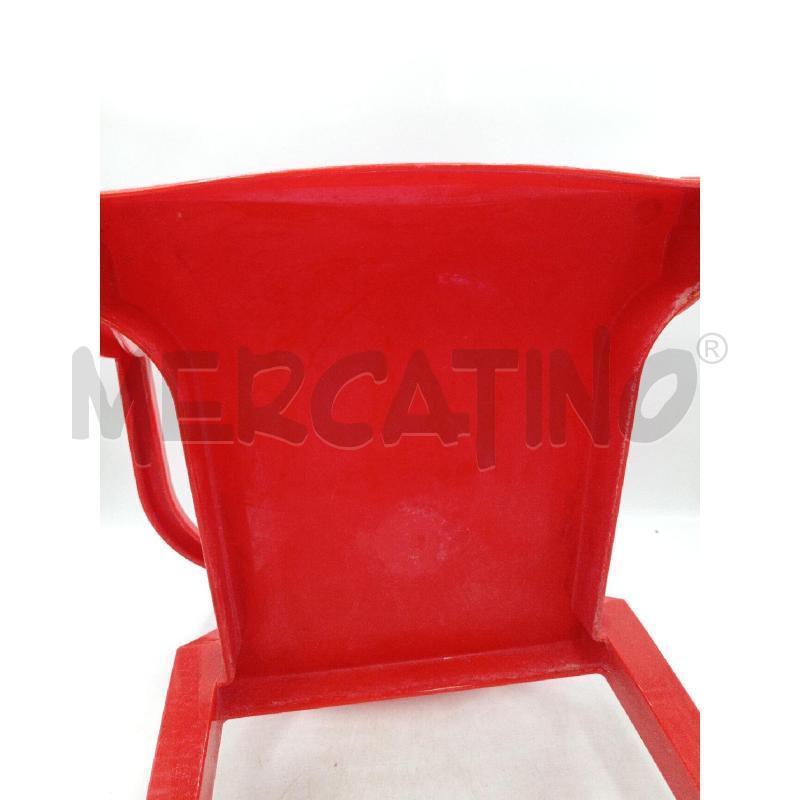 SEDIOLINA BIMBO ROSSA KARTELL MOD.LOU LOU  | Mercatino dell'Usato Moncalieri bengasi 5